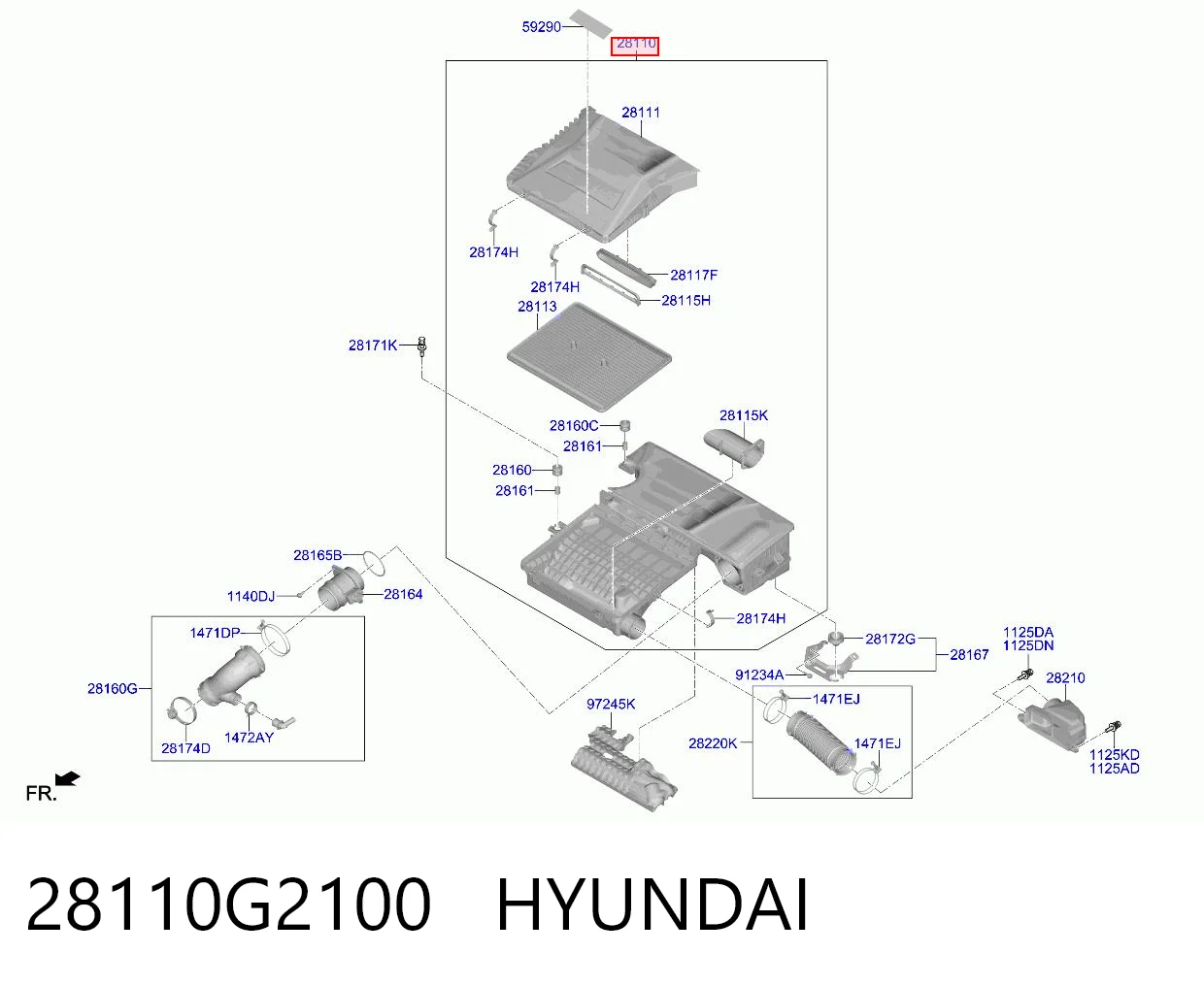 28110G2100 Hyundai/Kia