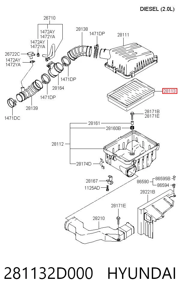 281132D000 Hyundai/Kia