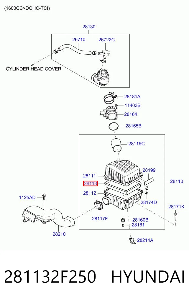 281132F250 Hyundai/Kia