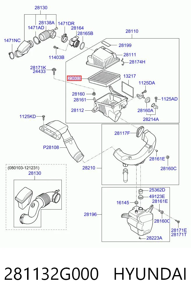 281132G000 Hyundai/Kia