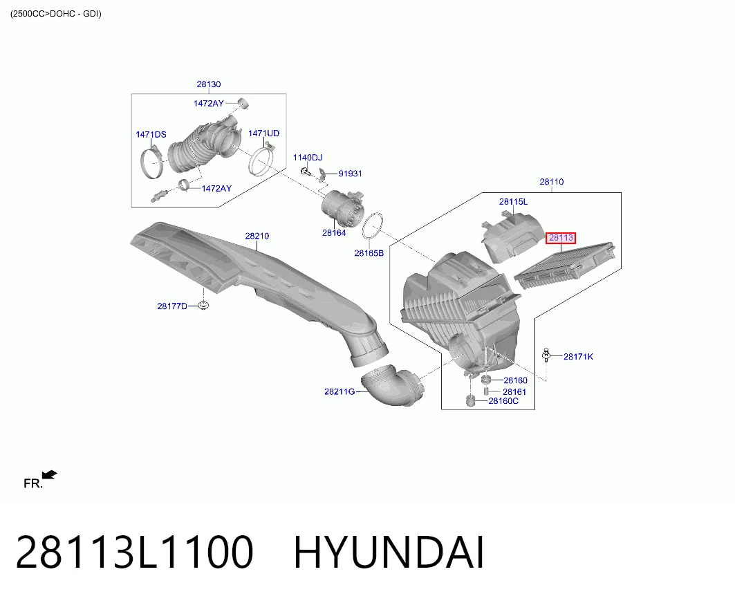 28113L1100 Hyundai/Kia