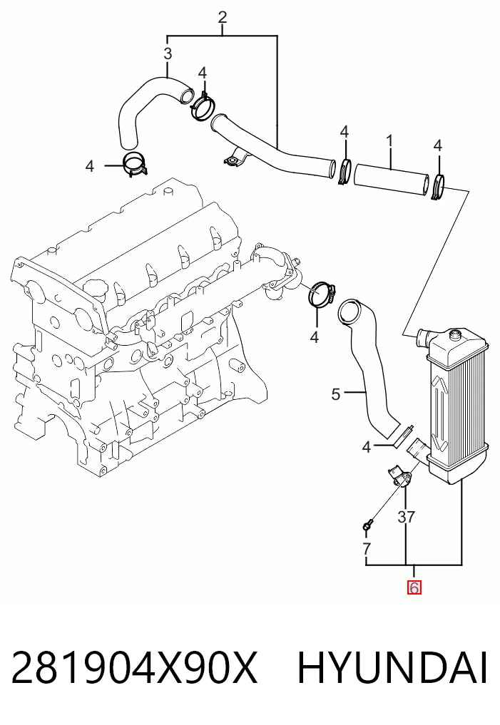 Chłodnica intercoolera KIA Carnival III minivan (VQ) (2005 - 2015) cena, od 71,85 USD