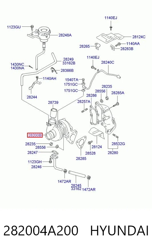 282004A200 Hyundai/Kia Turbina