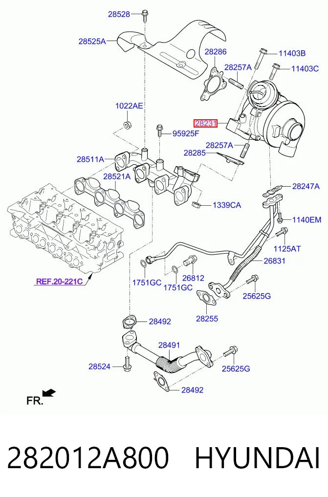 Turbina do KIA Optima III TF