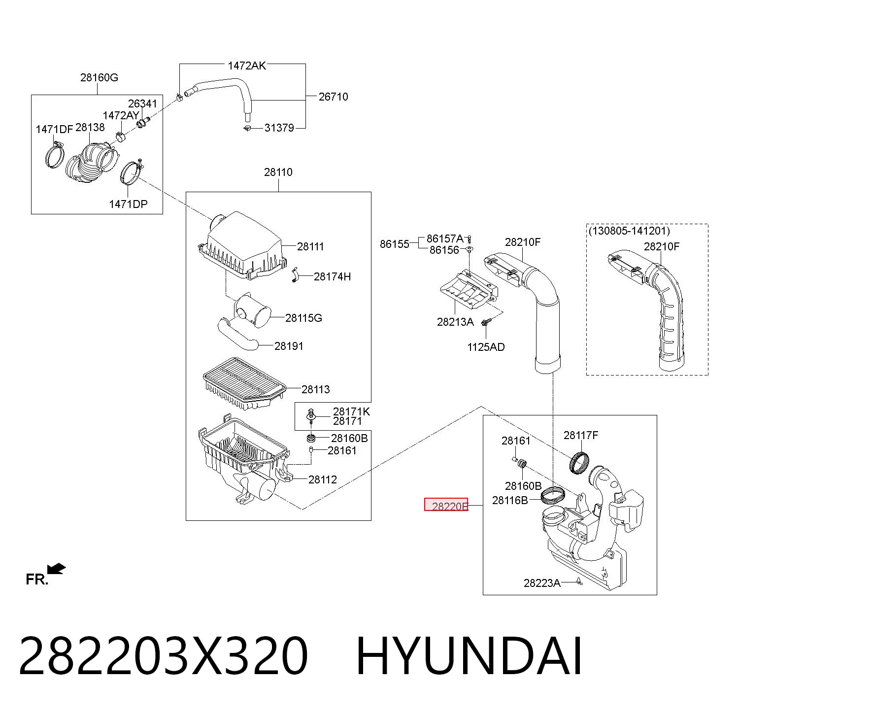 282203X320 Hyundai/Kia