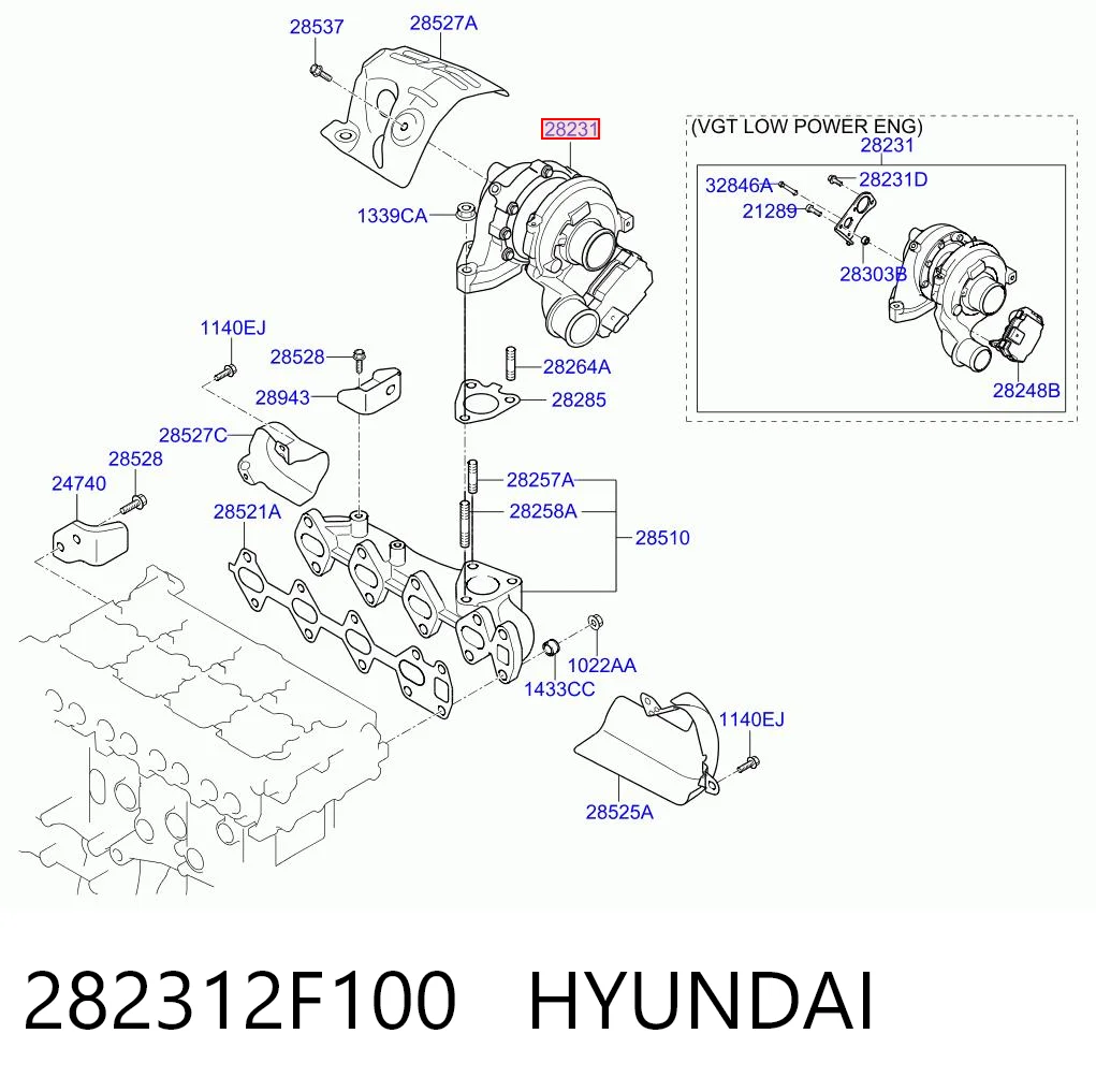 282312F100 Hyundai/Kia Turbina