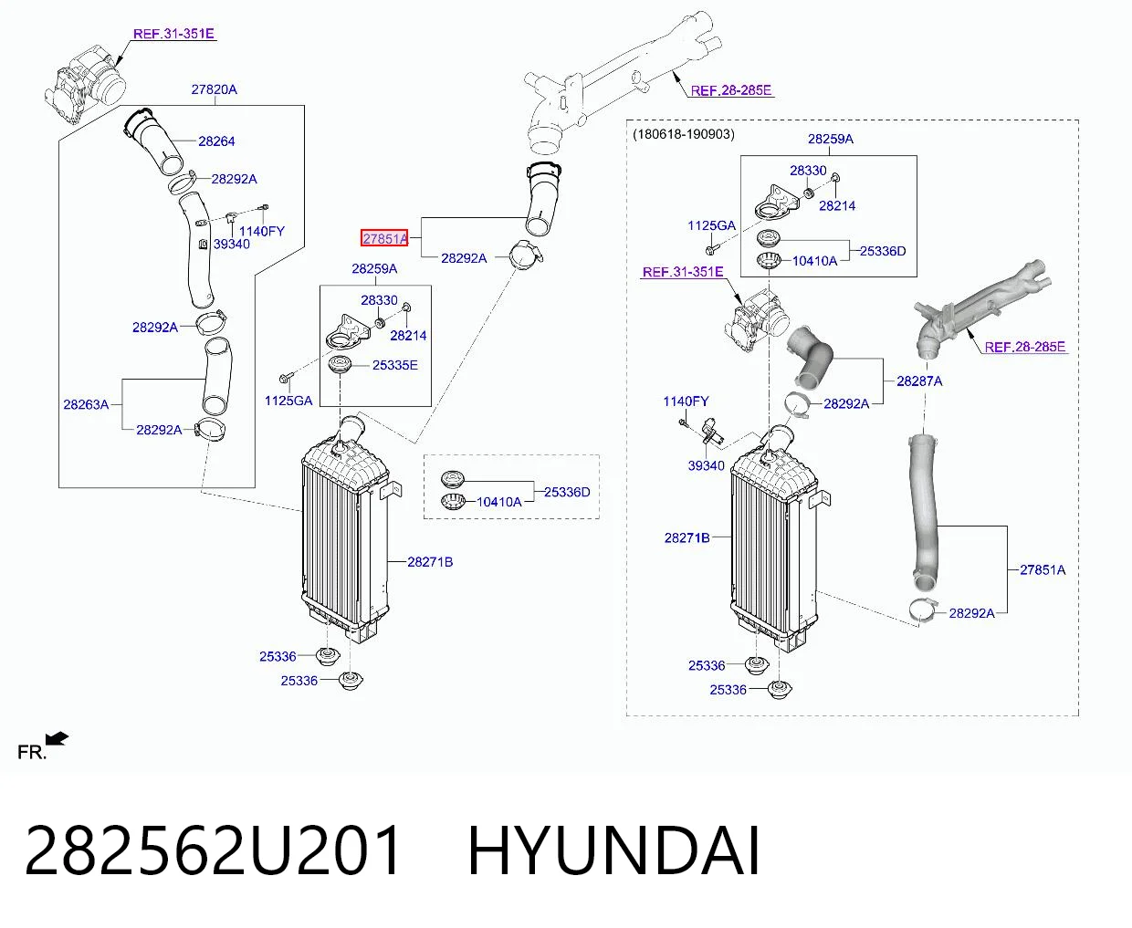 282562U201 Hyundai/Kia