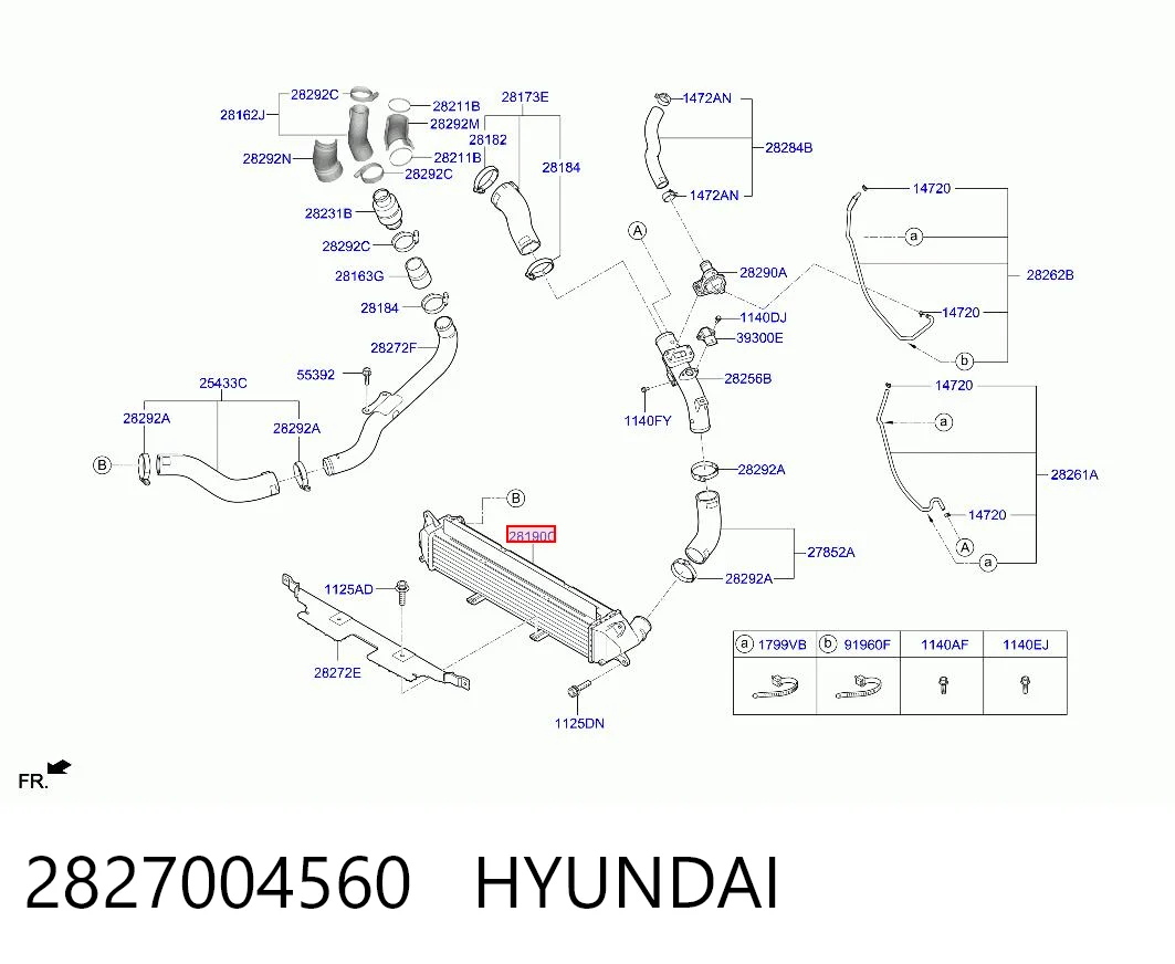 Chłodnica intercoolera Hyundai KONA 