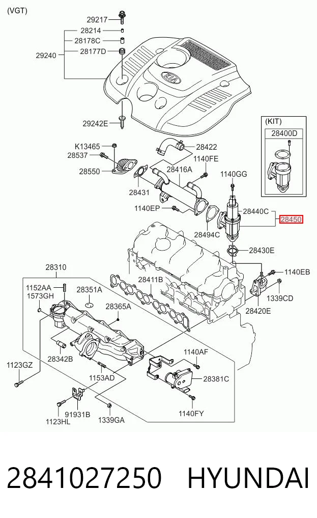 2841027250 Hyundai/Kia