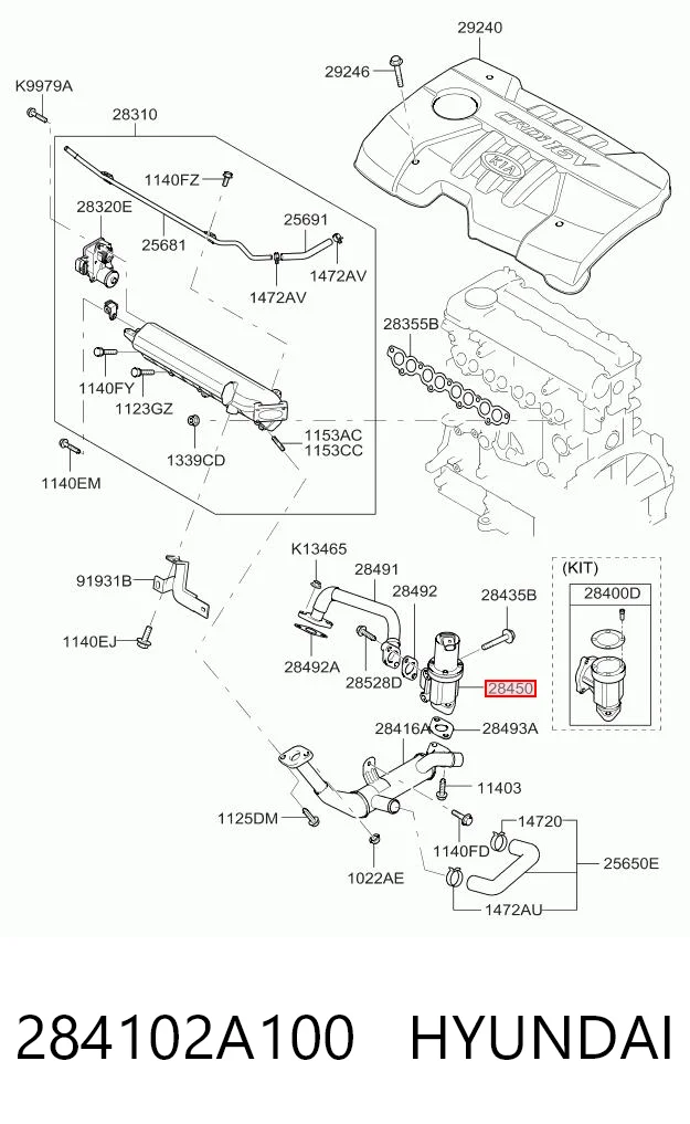 284102A100 Hyundai/Kia