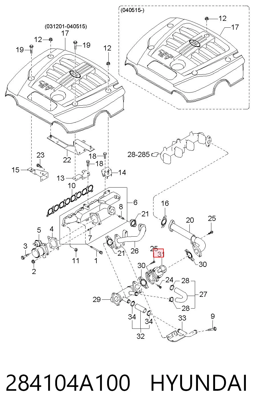 284104A100 Hyundai/Kia