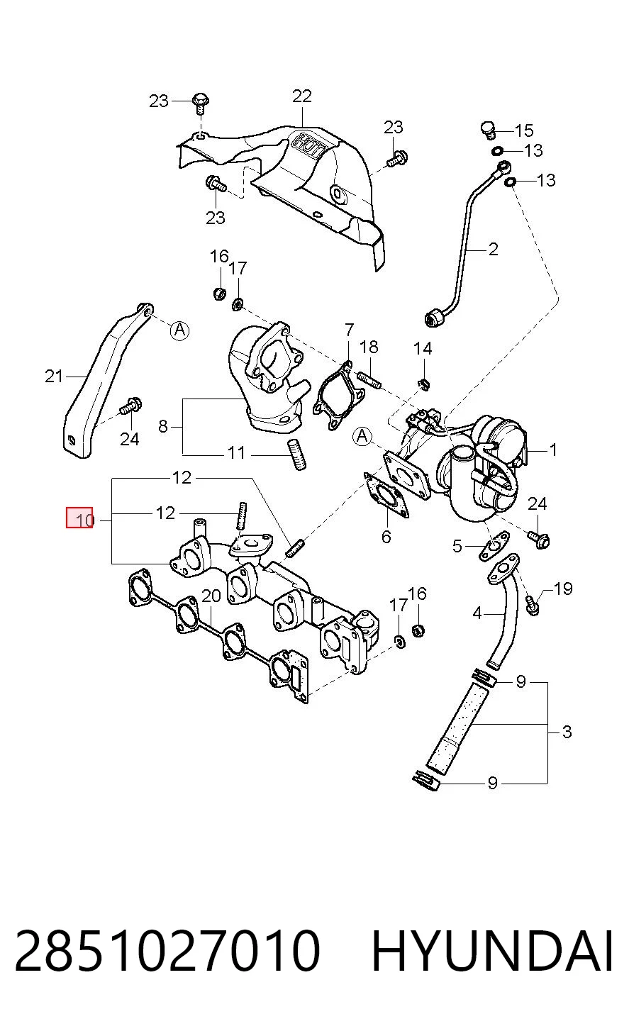 2851027010 Hyundai/Kia