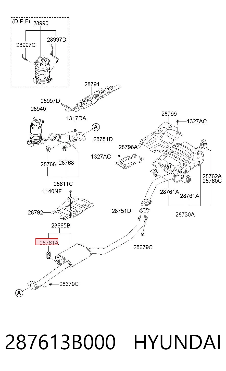 287613B000 Hyundai/Kia