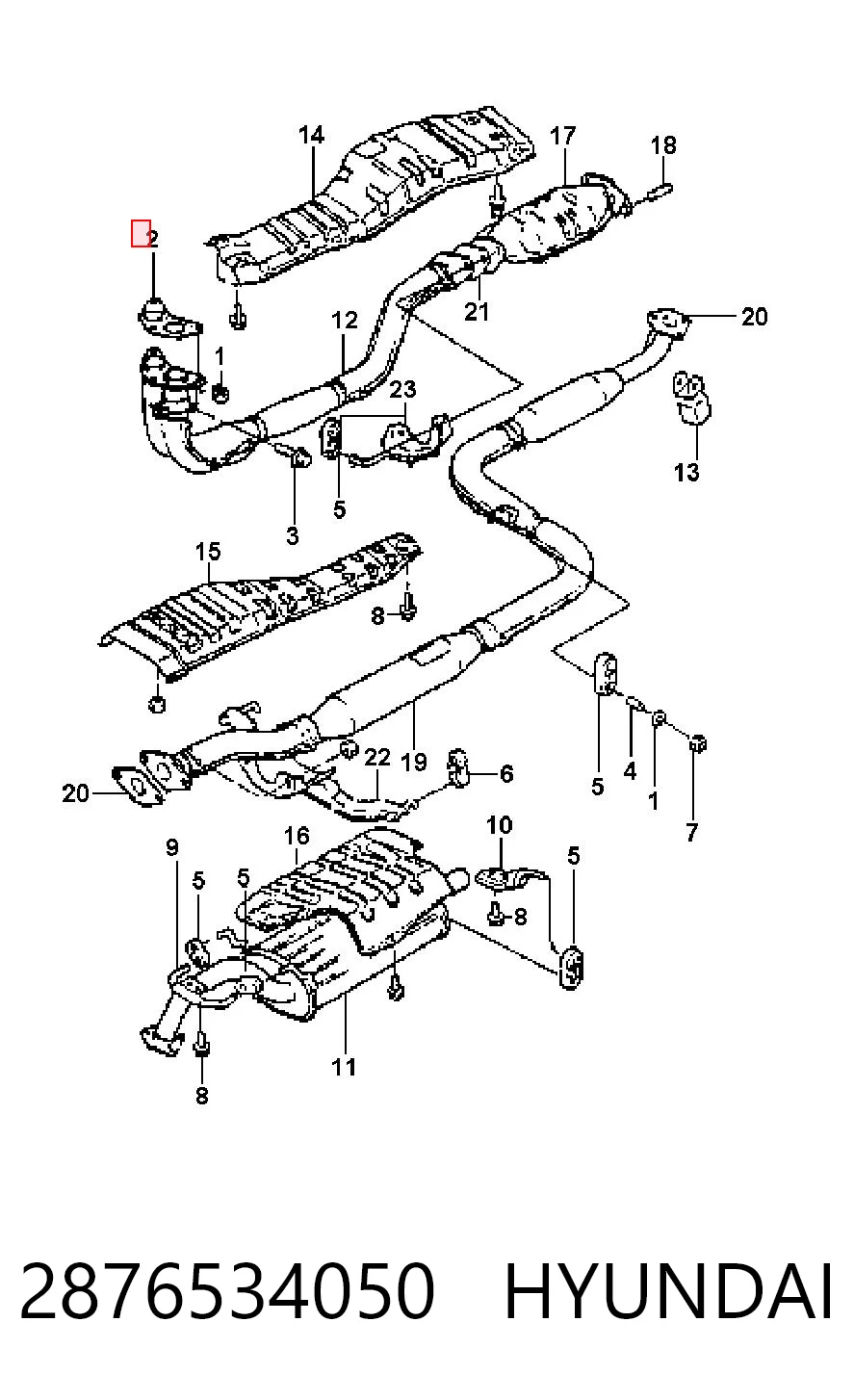 2876534050 Hyundai/Kia