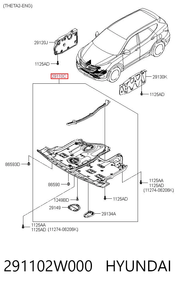291102W000 Hyundai/Kia