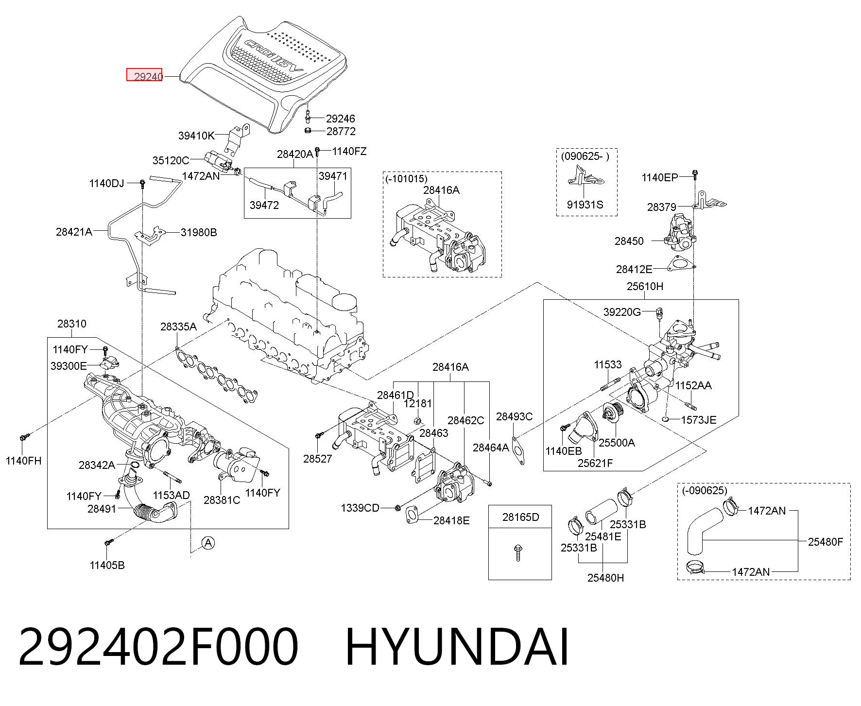 Kupić Pokrywa silnika dekoracyjna Hyundai Tucson TM w dobrej cenie