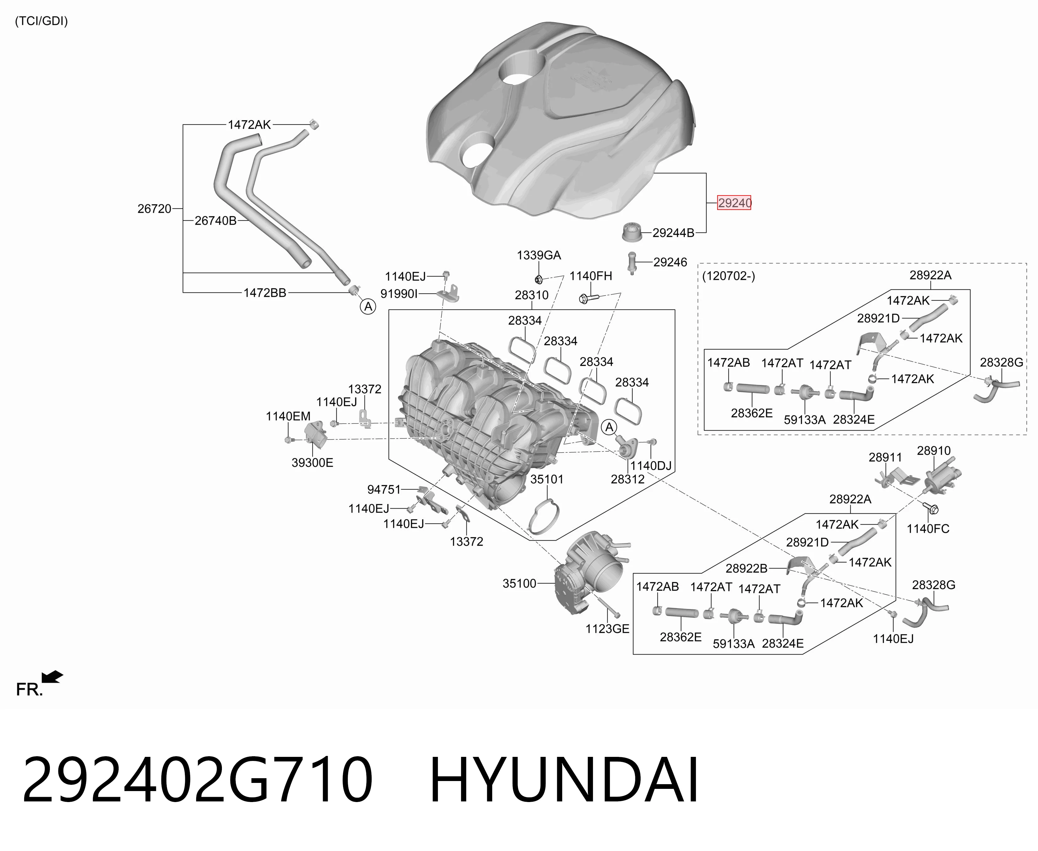 292402G710 Hyundai/Kia