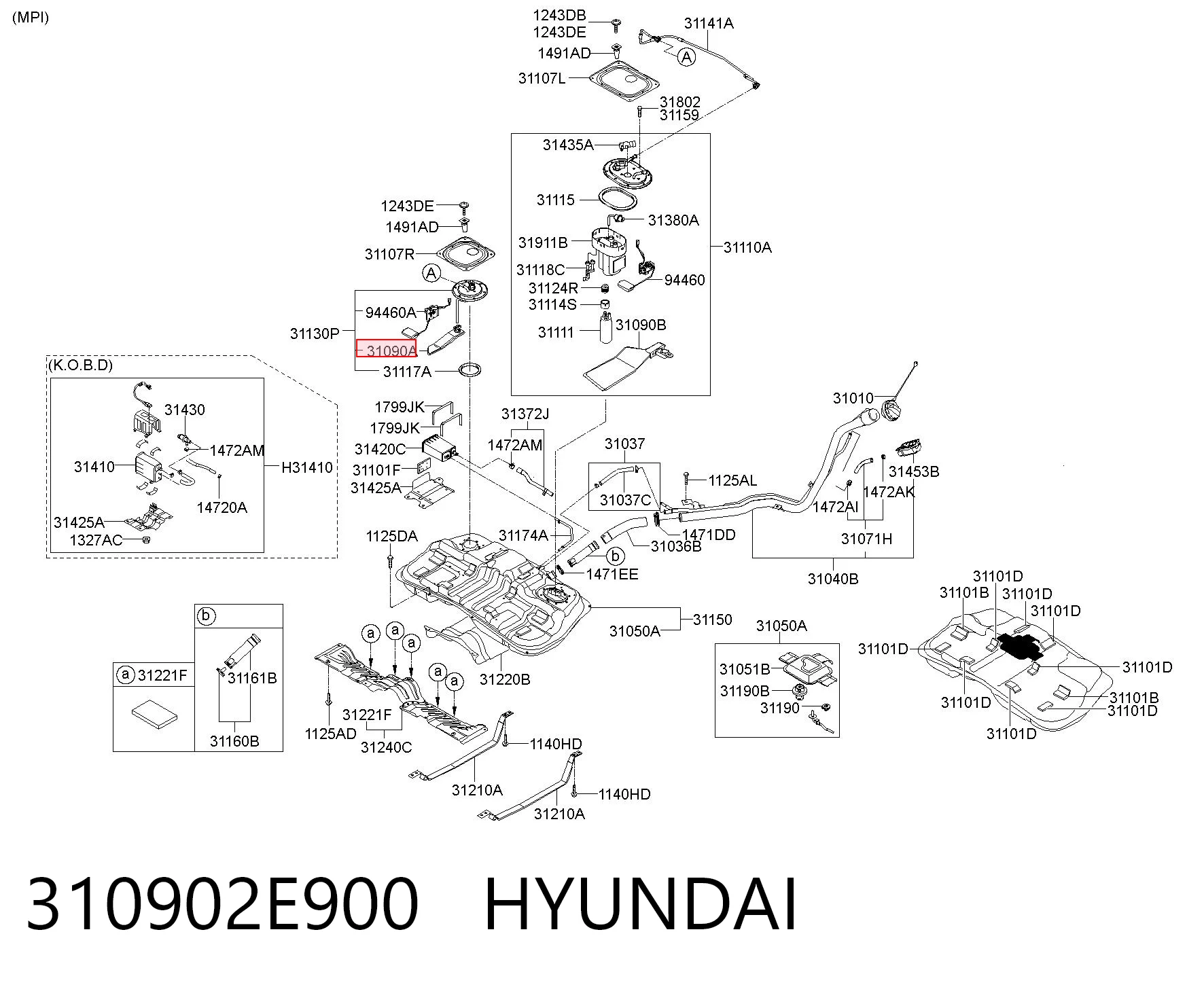 310902E900 Hyundai/Kia