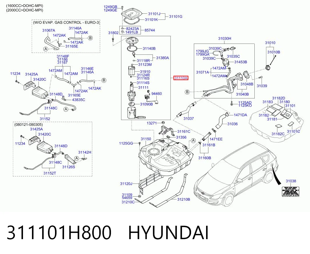 311101H800 Hyundai/Kia