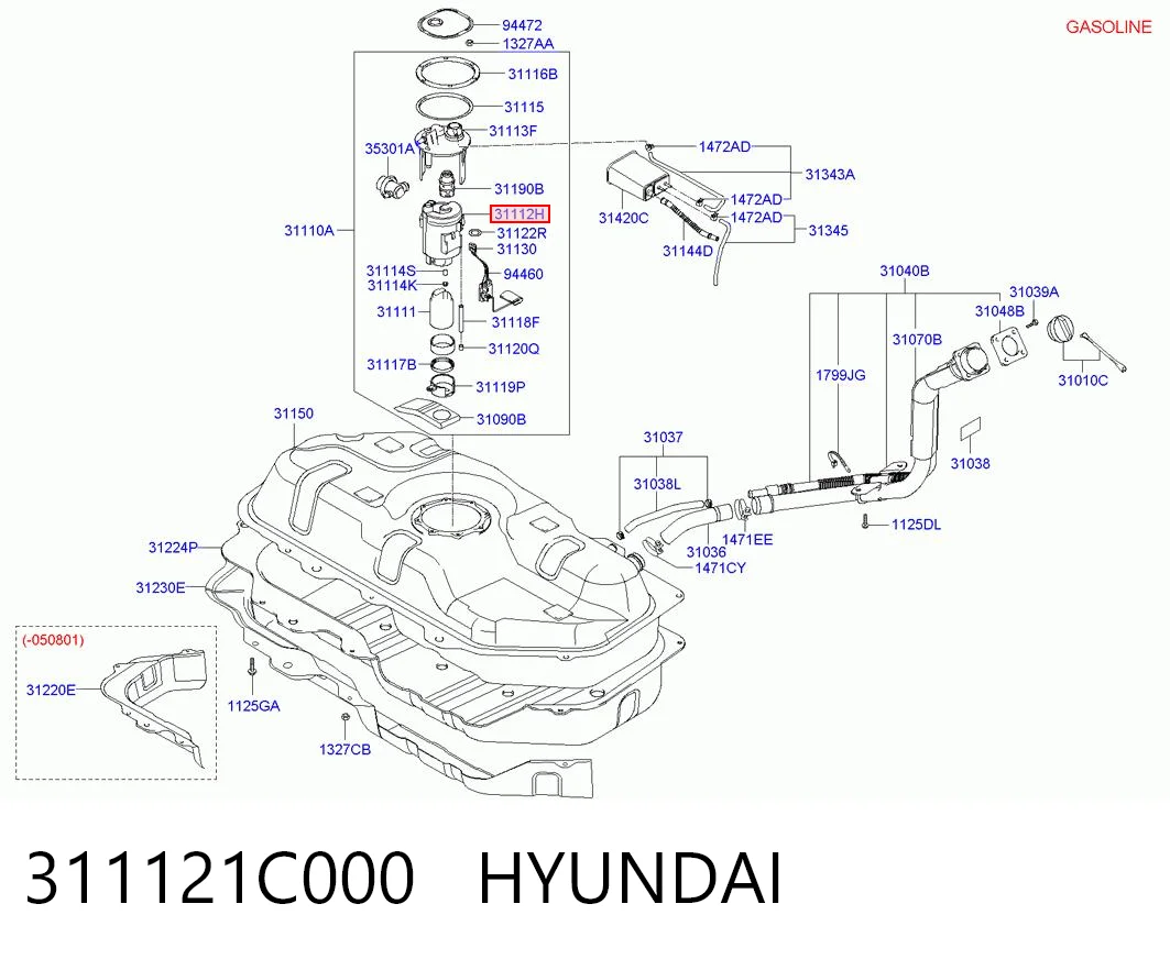 311121C000 Hyundai/Kia