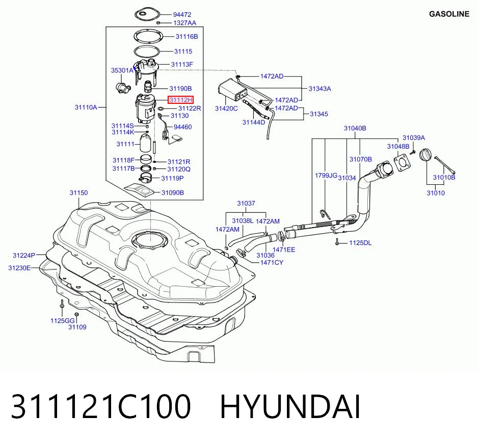 311121C100 Hyundai/Kia