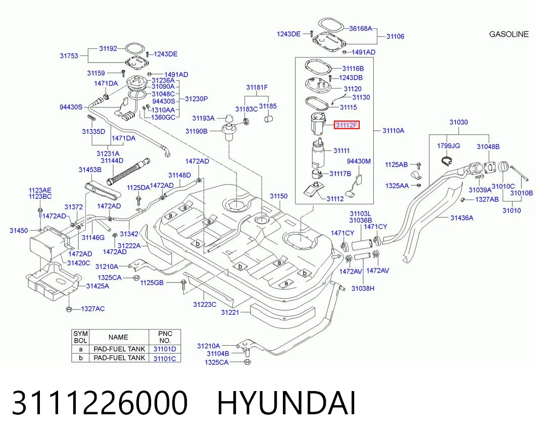 3111226000 Hyundai/Kia