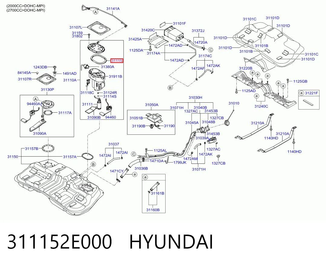 311152E000 Hyundai/Kia