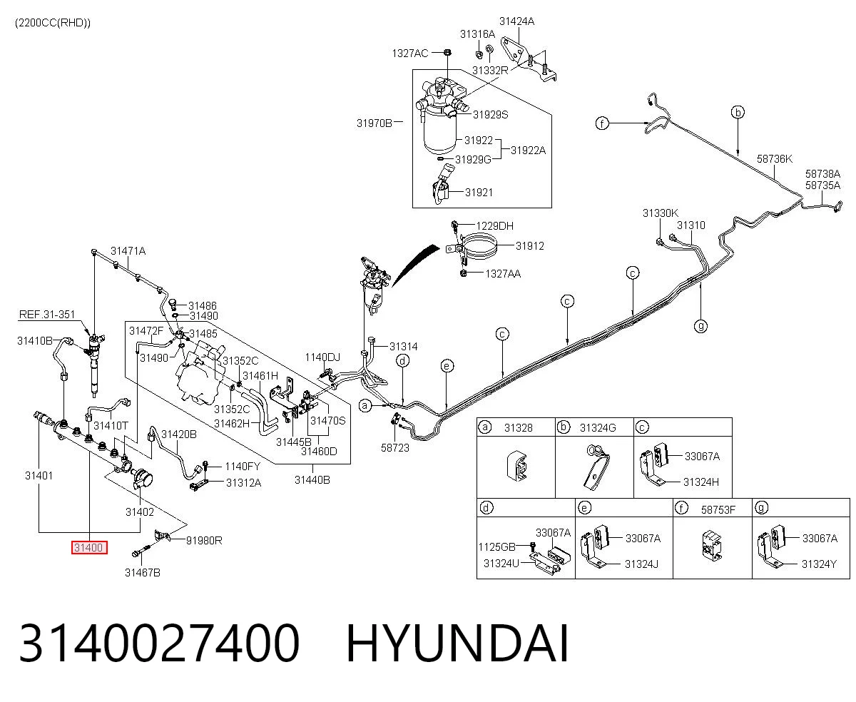 3140027400 Hyundai/Kia