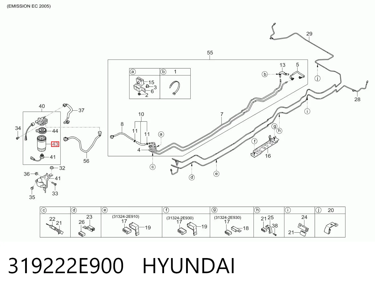 319222E900 Hyundai/Kia