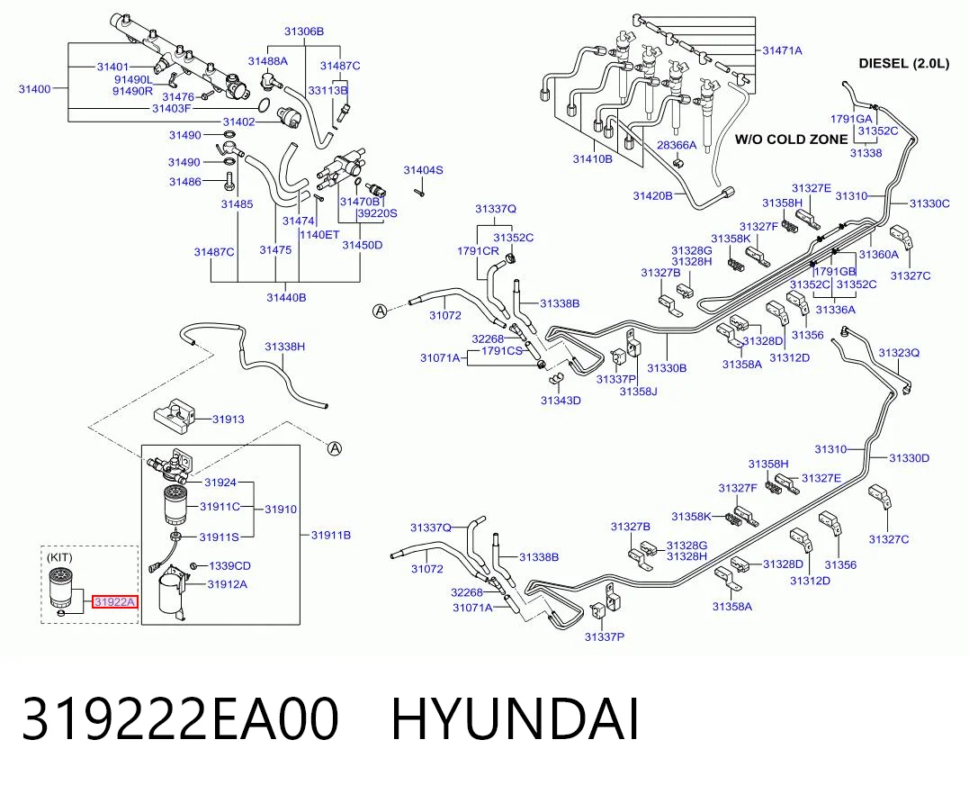 319222EA00 Hyundai/Kia