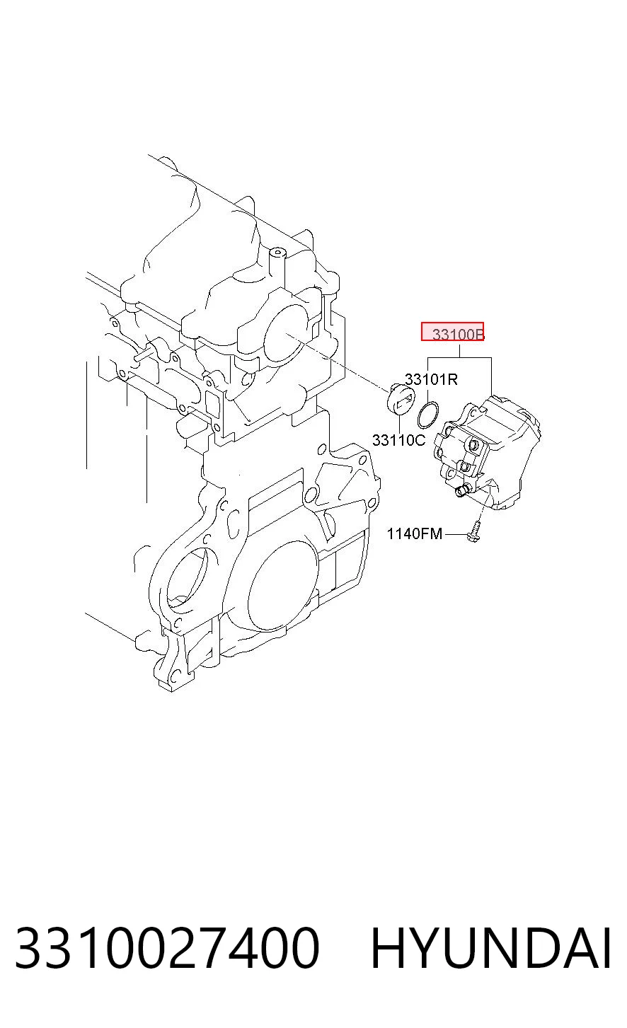 3310027400 Hyundai/Kia