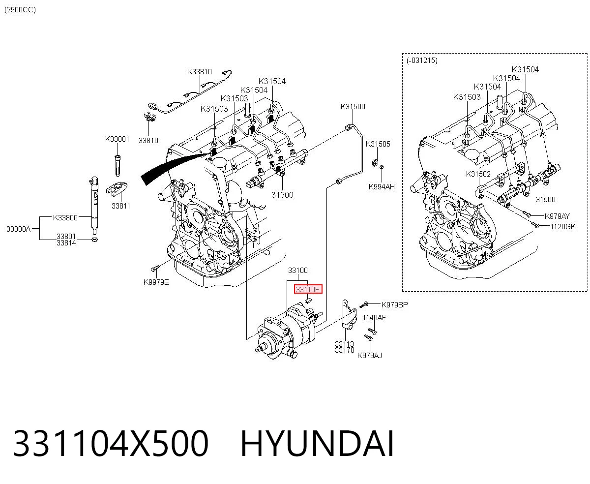 331104X500 Hyundai/Kia