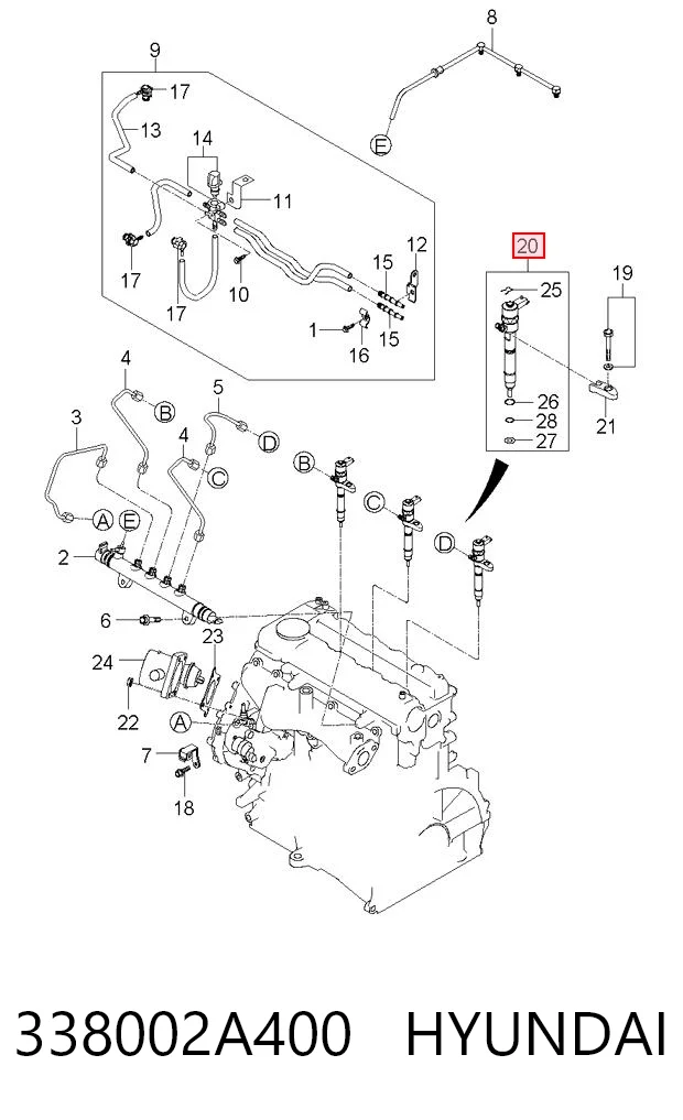 Wtryskiwacz paliwa VAG 338002A400 cena, od 54,48 USD