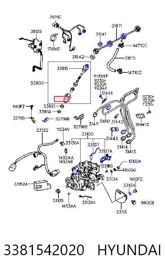 Rozpylacz wtrysku diesla Hyundai Galloper SUV (JK) (1997 - 2003) cena, od 23,97 USD