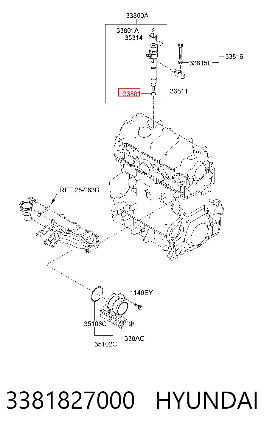 3381827000 Hyundai/Kia