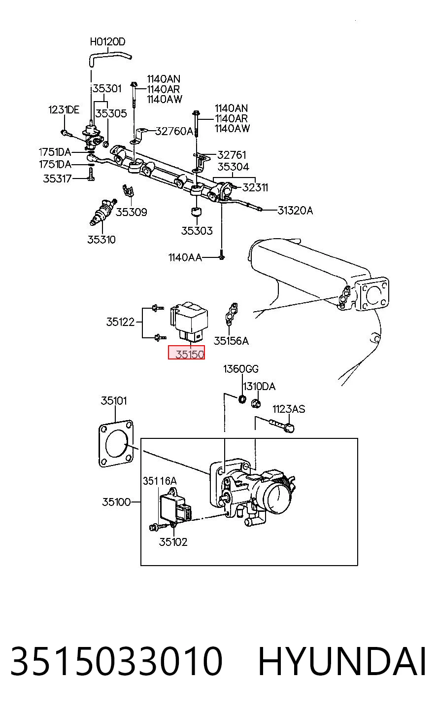 Regulator biegu jałowego Hyundai Santa Fe I SUV (SM) (2000 - 2006) cena, od 37,52 USD