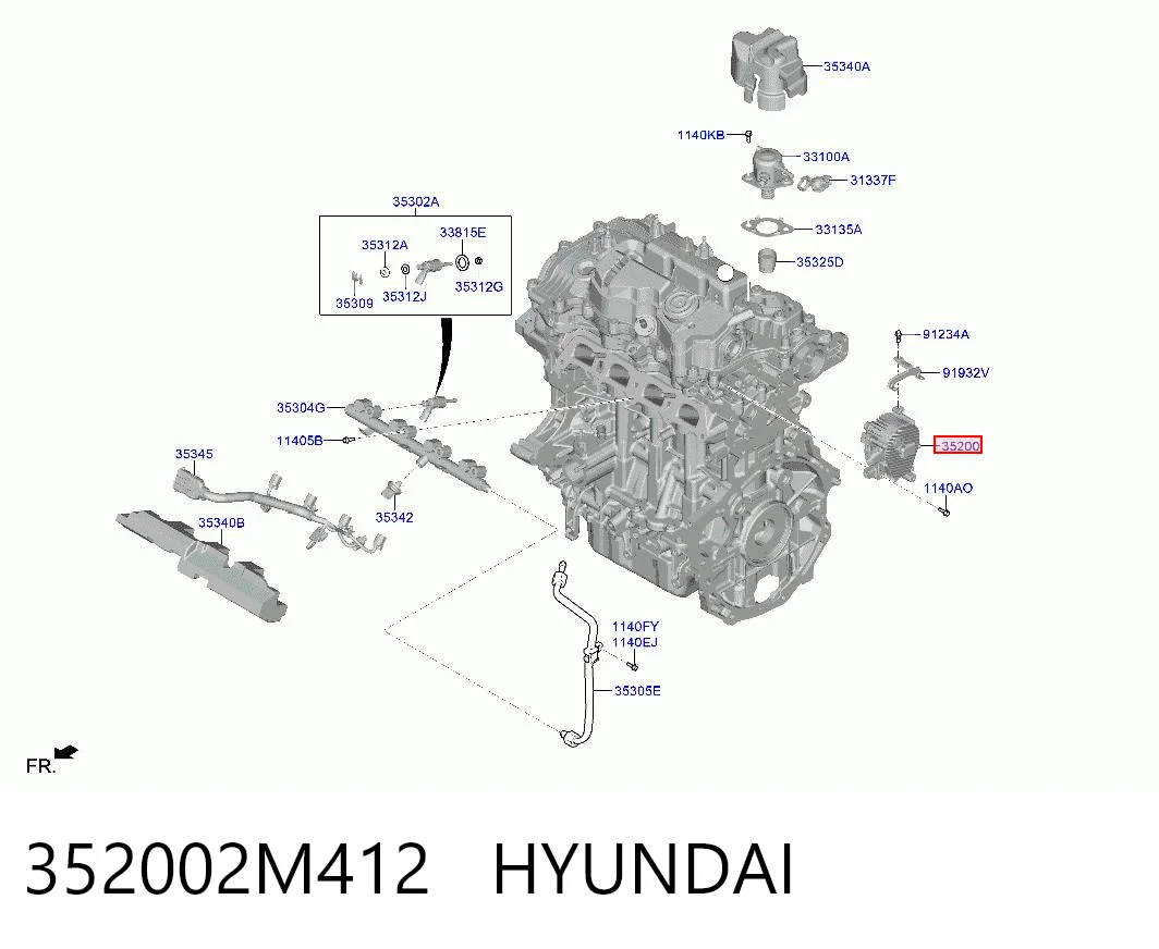 352002M412 Hyundai/Kia