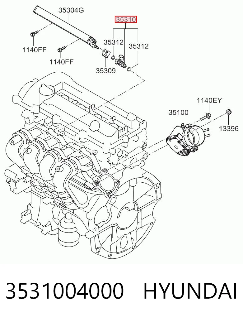 Wtryskiwacz paliwa KIA Picanto II hatchback (TA) (2011 - 2018) cena, od 40,59 USD