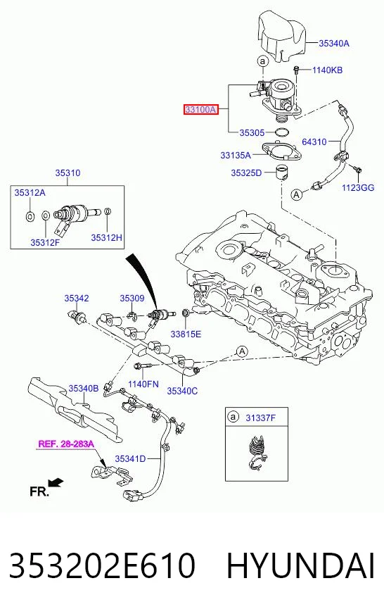 Pompa wtryskowa wysokiego ciśnienia do Hyundai Sonata VII LF