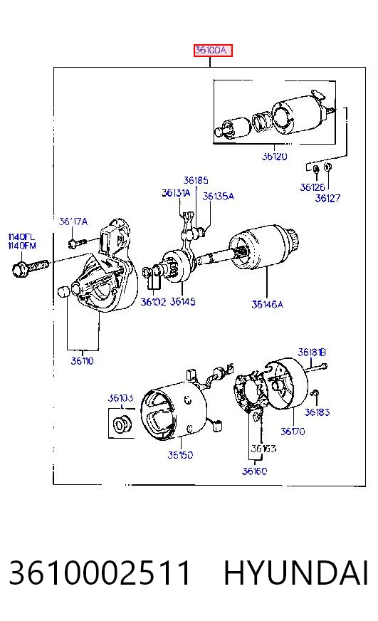 3610002511 Hyundai/Kia