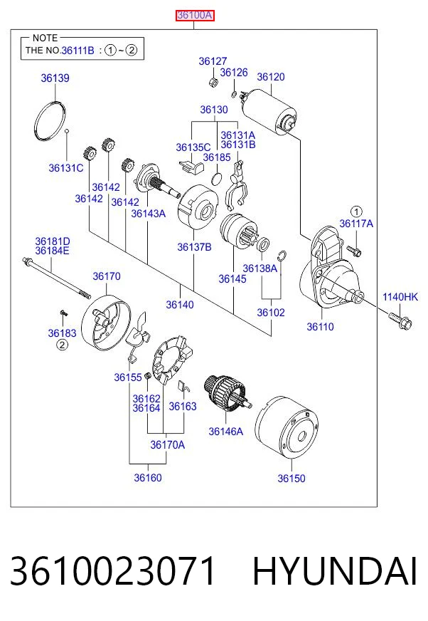 3610023071 Hyundai/Kia