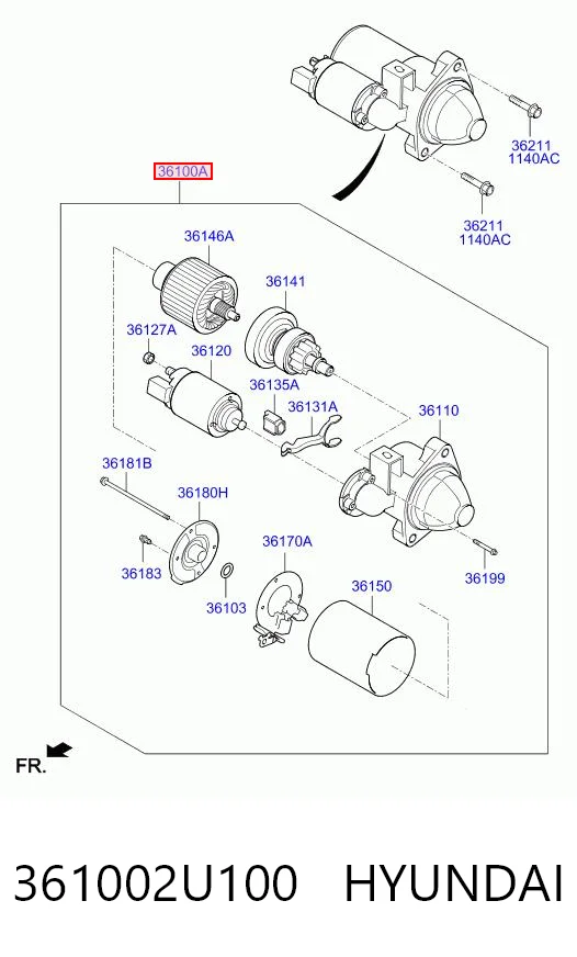 361002U100 Hyundai/Kia