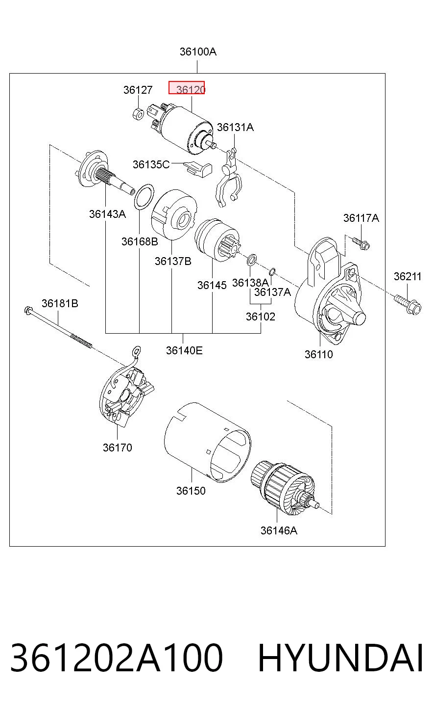 361202A100 Hyundai/Kia