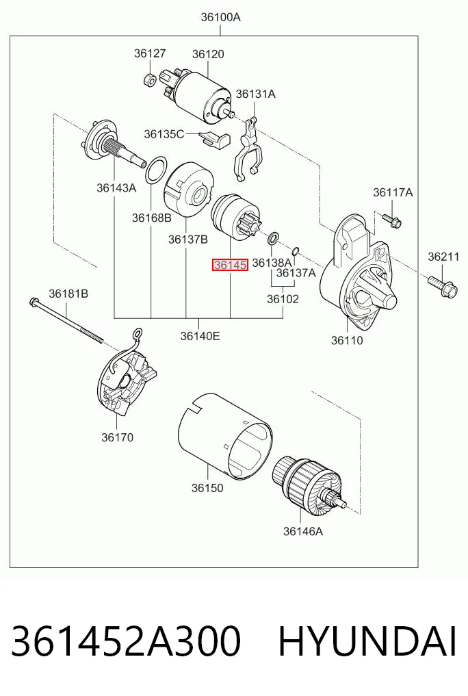 361452A300 Hyundai/Kia