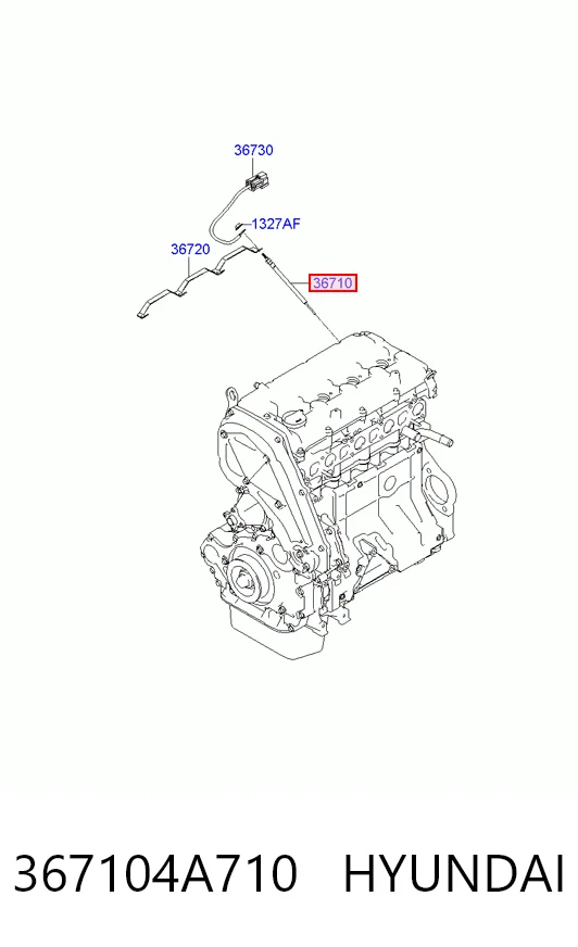 367104A710 Hyundai/Kia Świeca żarowa