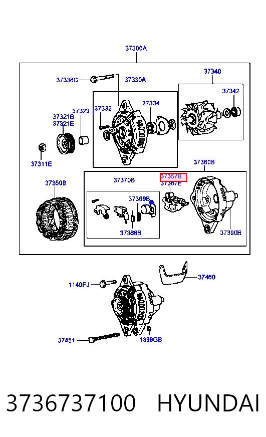 3736737100 Hyundai/Kia