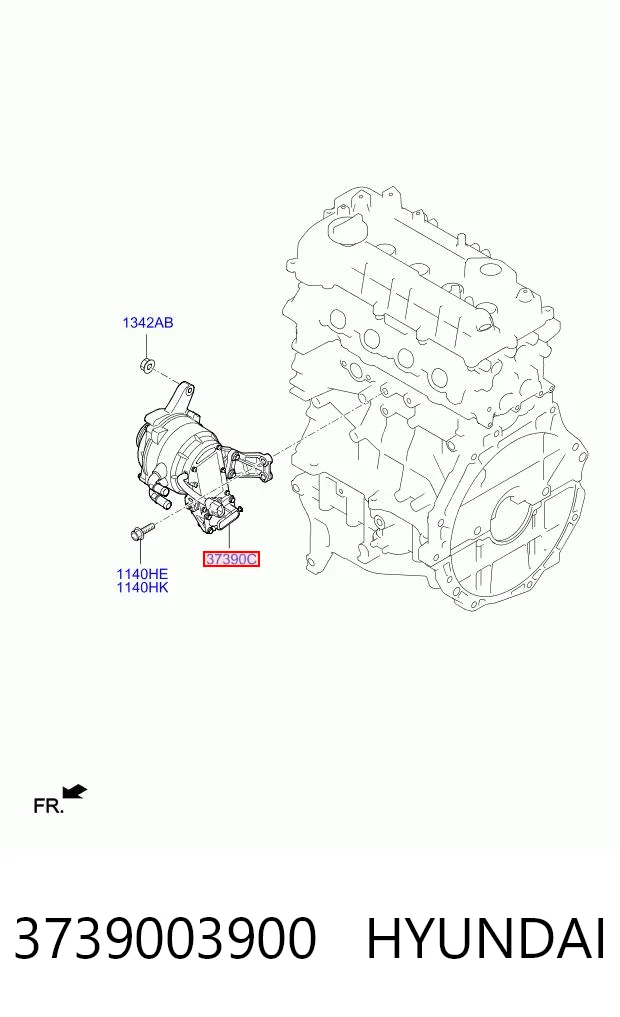 3739003900 Hyundai/Kia Alternator