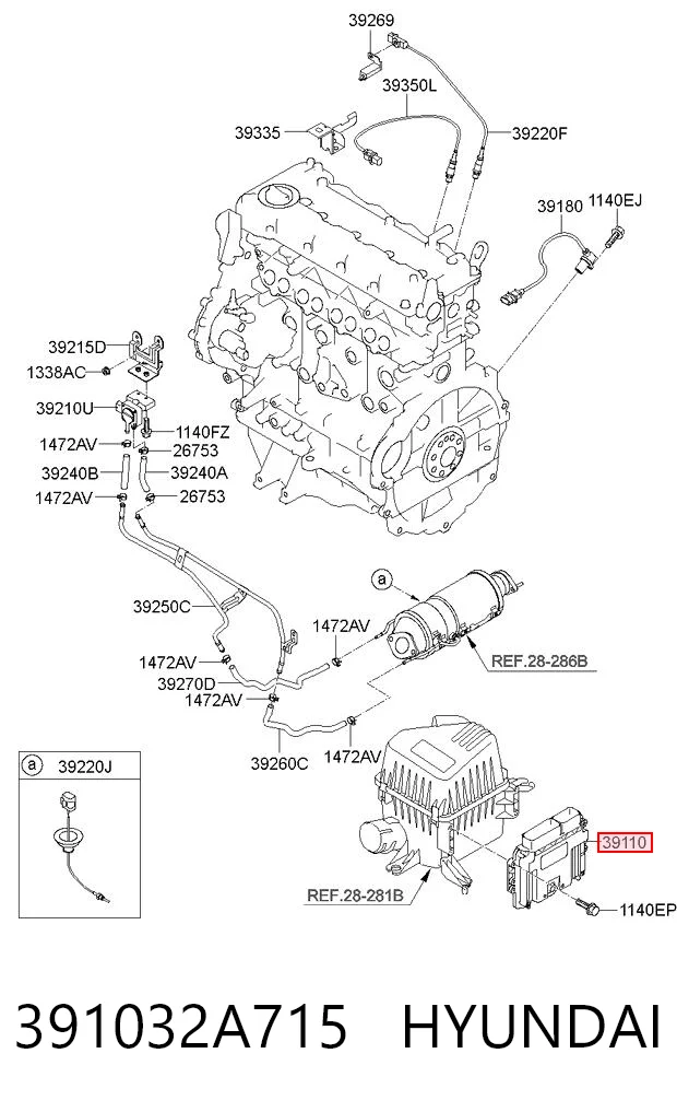 Sterownik silnika do KIA Ceed  ED