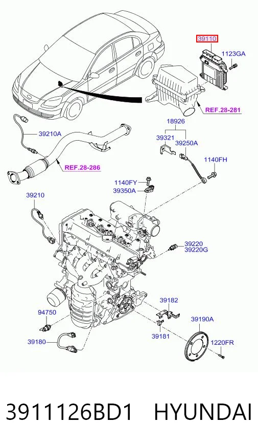 3911126BD1 Hyundai/Kia