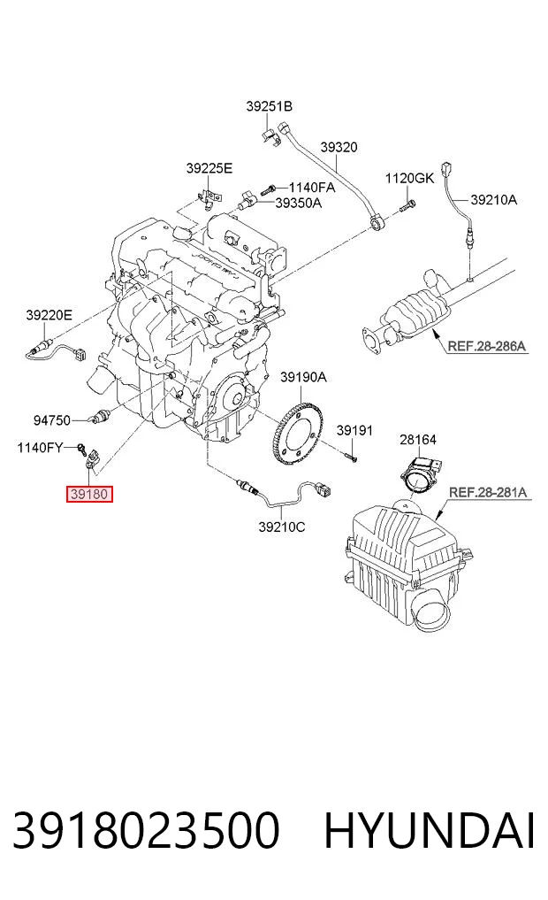 3918023500 Hyundai/Kia